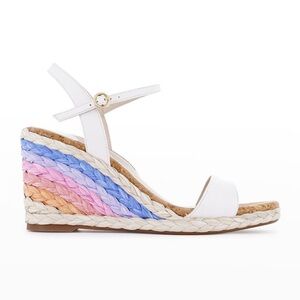 Sophia Webster Lucita Colorblock Wedge Espadrille Sandals